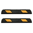 thumbnail image 1 of 36" Rubber Curb Parking Block Car RV Trailer Wheel Stopper Stop Aid 2 Packs, 1 of 9