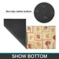 thumbnail image 6 of Pioneer Flower Floral Print Pattern Kitchen Rugs Sets Of 2, Anti Fatigue Non Slip Washable Floor Mats for Kitchen Sink Laundry, 17X30 Inch + 17X47 Inch, 6 of 6