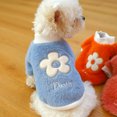 thumbnail image 3 of Flmtop Pull pour Animaux de Compagnie Col Rond Style Décontracté Mode Chat Chien Tricot Chaud pour l'Automne Vert, 3 of 9