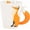 Fox stood, variant on Creative Fox Mug Ceramic Mugs,Ceramic Milk Tea Cup Breakfast Morning Mug Coffe Cup,Cartoon Coffee cup-11.8 oz(Fox lay down)