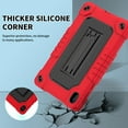 thumbnail image 6 of Fancing for Walmart Onn 8 inch Tablet Case Gen 4 2024 Model,Heavy Duty Kids Friendly Shockproof with Shoulder Strap Kickstand Case for Onn 8 inch Tablet Case 2024 (Model:100135923)(Red/Black), 6 of 8