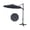 Gray, variant on Arigeas 10ft Outdoor Cantilever Offset Patio Umbrella with Cross Base, Easy Rotation & Tilt Adjustment