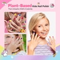 thumbnail image 5 of SAVILAND Glamkids Kids Nail Polish Quick-Dry:Non-Toxic Nail Polish Set 12 Colors Water Based Peel-Off Toddler Fingernail Polish Natural Safe Castor Oil Nail Lacquer Kit with Sticker, 5 of 7