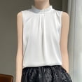 thumbnail image 2 of RMGVDSD Womens 2026 Summer Tank Tops Casual Women's Satin Tank Tops With Lace Trim Versatile Blouses Spring Stylish Sleeveless Shirts Fashion Clothing, 2 of 6
