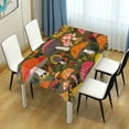 thumbnail image 4 of Yayeee Tablecloths 54" x 54" Rectangle Wrinkle Resistant Party Table Cover, Vibrant Mushroom, 4 of 8
