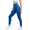 Blue, variant on Lentta Streamlined Workout Leggings for Women High Waist Tummy Control Sculpting Gym Yoga Pants