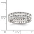 thumbnail image 2 of 925 Sterling Silver Cubic Zirconia Ring, 2 of 2