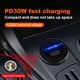thumbnail image 4 of Enchufe cargador USB PD Likrtyny USB-C 30 W 12V/24V carga rápida para coche RV barco, 4 of 9