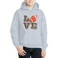 thumbnail image 2 of Utlike Boys Hoodies Sweatshirt Child Toddler Long Sleeve Rugby Football Letter Prints Warm Hoodie Pullover Lightweight Top For Kids Size 9 Years-10 Years, 2 of 4