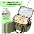 thumbnail image 2 of Tirrinia Camping Cooler Bag Insulated, Shoulder Strap and Bottle Opener 24 Cans Portable with Zipper, 2 of 7