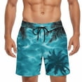thumbnail image 5 of Blmnix Swim Shorts Shorts for Men Pleated Board Shorts Short Low Cotton Shorts Men,M, 5 of 5
