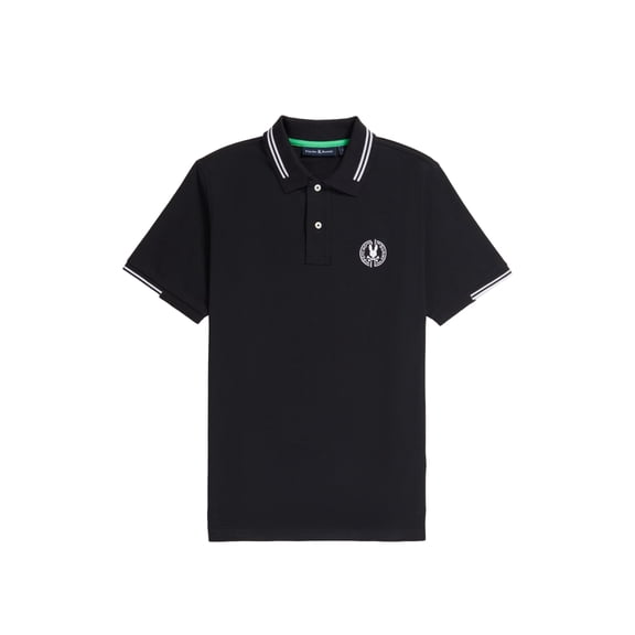Psycho Bunny Santa Fe Pique Polo Men's ShirtBlackXS