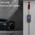 thumbnail image 2 of Riwesomey Cargador portátil EV ajustable de 11 KW, 16A, tipo 2, aplicación WIFI, Control, Cable de carga de 5M con enchufe CEE trifásico Vehículos, repuestos y accesorios Mis, 2 of 6