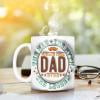 PEONAVET Mug Lettering Inflated World's Mug 11oz Warp Sublimation, The Man The The Mug