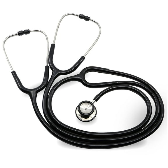 Ever Ready First Aid Deluxe Dual-Head Teaching Stethoscope for Medical Training, Nursing Students and Teachers – Black
