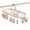 Pink, variant on Folding Laundry Drying Rack with Multiple Clips, Space Saving Socks and Underwear Hanger, Portable Clothes Drying Accessory, Drip Hanger for Home, Pink