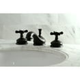thumbnail image 2 of Kingston Brass KS1160BEX 8 in. Widespread Bathroom Faucet, Matte Black, 2 of 5