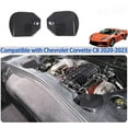 thumbnail image 6 of TINKI Front Strut Tower Cover Compatible with Chevrolet Corvette C8 Stingray 2020-2023, ABS Engine Bay Front Shock Absorbing Tower Protection Panel Cover Trim Accessories, 2PCS, 6 of 12