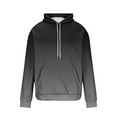 thumbnail image 5 of Txeol Men's Graphic Print Hoodies Long Sleeve Gradient Sweatshirts with Pocket Outdoor Athletic Drawstring Pullover,Dark Gray,XXL, 5 of 6