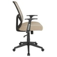 thumbnail image 5 of Flash Furniture Salerno Series High Back Light Brown Mesh Office Chair with Arms, 5 of 6