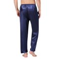 thumbnail image 3 of Pantalon de Pyjama pour Hommes en Satin Couleur Unie Ample Bas de Pyjama, 3 of 9