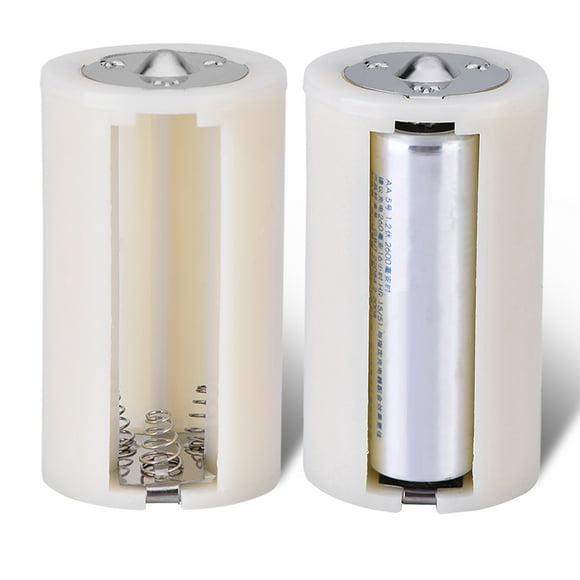 Battery Converter, 3Aa Battery Case, Aa Battery Holder, Easy to Carry 3 x AA To 1 D Size for Electronics