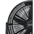 thumbnail image 4 of Brentwood Kool Zone 20-In. 3-Speed High-Velocity Air-Circulator Floor Fan, Black, F-20BKRPT, 4 of 6