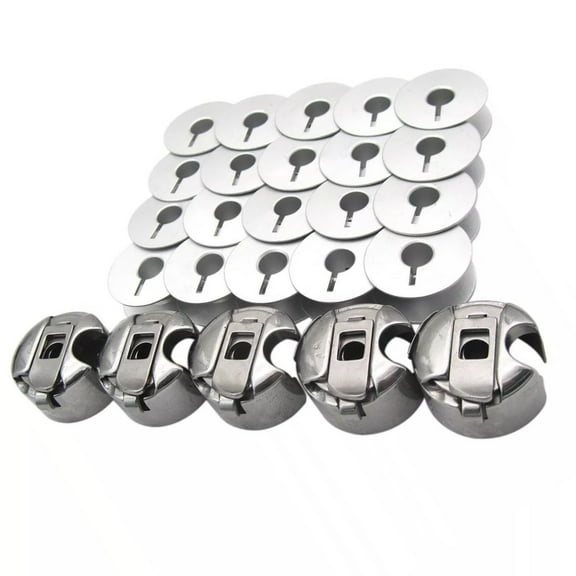GUYUTING Industrial Sewing Machine Bobbin Case & Bobbins Set BC-DB1 55623AS Fits Many Brands