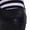 Black and white stri, variant on Strawberry Bows Ribbed Over Knee Socks Women Christmas Striped Long Stockings