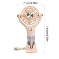 thumbnail image 4 of YYV Rotatable Water Mist Spray Handheld Fan Portable USB Rechargeable with Adjustable Bracket for Office Desktop Student Travel Summer Cooling Fan with Spray, 4 of 8