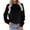 Black, variant on VISALY Pullover Crewneck Sweatshirt Tunic Sweatshirt Autumn Winter Casual Sport Solid Pullover Tops Long Sleeve Crewneck Oversized Sweatshirts Comfy Sweaters Sweatshirt Thick Sweatshirts Black L