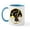 White/Blue Inside, variant on CafePress - Night Flight/Poodle Std(Choc) Mug - 11 oz Ceramic Mug - Novelty Coffee Tea Cup