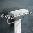 thumbnail image 3 of Costway Bathroom Towel Rack Stainless Steel Wall Mount Towel Bar Holder Hanging Shelf, 3 of 10