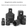 thumbnail image 3 of Juego Adaptadores Para Dados Y Llaves De Impacto 6 Pcs Malubero NEGRO ROJO, 3 of 5