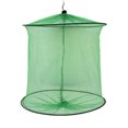 thumbnail image 1 of Folding Round Metal Frame Nylon Mesh Bait Trap Cast Fish Net Fishing Landing Tackle Accessory Tool 2 hoops 29*35, 1 of 8