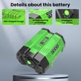 thumbnail image 3 of Upgraded to 5.0Ah Replacement for EGO Battery 56V Compatible with EGO 56 Volt Batteries BA2800 BA2800T BA4200 BA1400(Multi-5.0Amps), 3 of 6