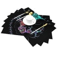 thumbnail image 2 of PUREYAH Table Placemats Set of 6 PCS , Washable Heat Resistant Fractal Multicoloured Abstract Table Decorations Placemats for Dining Room Kitchen, 2 of 6