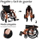 thumbnail image 5 of Silla Ruedas Deportiva Ligera Aluminio Plegable + Rueditas, 5 of 10