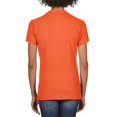 thumbnail image 3 of Gildan Softstyle Womens Short Sleeve Double Pique Polo Shirt, 3 of 3