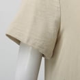 thumbnail image 5 of Sngxgn Women Dress Sleeveless Bodycon Tie Waist Party Mini Dresses(Khaki,XXXL), 5 of 6