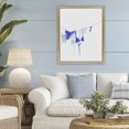 thumbnail image 3 of Stupell Industries Contemporary Blue Bikini on Clothesline Gold Floating Frame Canvas Art, 25 x 31, by Ziwei Li, 3 of 8