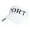 White, variant on NUZYZ Long Brim Letter Print Elastic Headband Sun Hat Women Empty Top Ponytail Baseball Hat Fashion Accessories