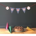 thumbnail image 2 of Inkdotpot Pre-Strung I Am 1 Birthday Decorations Party Supplies For Boy BaseballPennant Banner Flags, 2 of 4