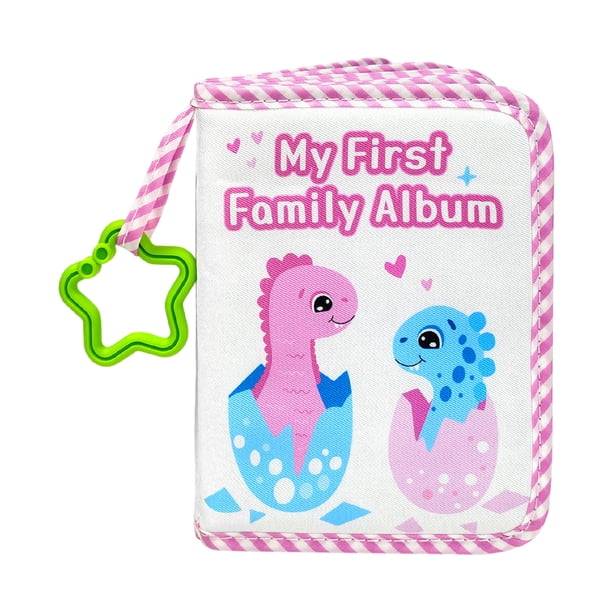 Lindo Álbum Fotos Babys My First Family Baby Photo Tela Suave Regalo