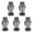 5Pcs, variant on S SERENABLE Large Realistic Owl Hunting Decoy Statue Yard Garden Scarer Deterrent Decoration 8Pcs