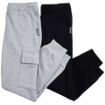 thumbnail image 2 of RBX Girls Sweatpants Soft Athletic Fleece Wide Leg Jogger Sweatpants for Girls 2 Pack, 2 of 7