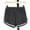 Dark Gray, variant on Womens Athletic Shorts Cotton Yoga Gym Shorts Plus Size Elasticated Waistband Dance Dolphin Short Hot Pants Sport Shorts with Pockets (White ,XL)