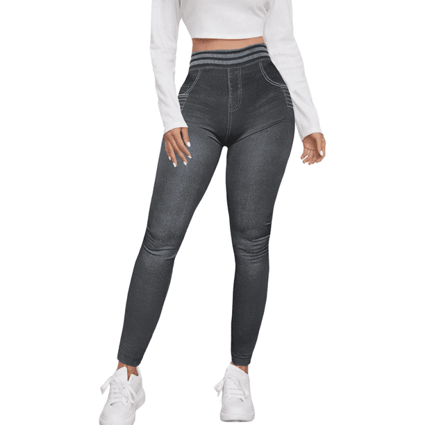 Leggings de Mujer Estilo Mezclilla Unitalla Comodidad y Estilo en Leggins