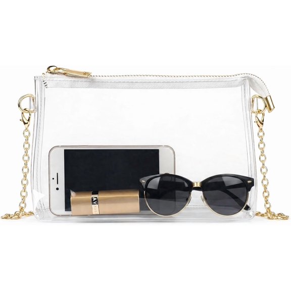 Clear Purse for Women, Stadium Approved Crossbody Bag for Concert