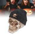 thumbnail image 3 of Skull Ornament, Resin Skull Vivid High Simulation Wide Use Lightweight  For Holiday For Party, 3 of 8